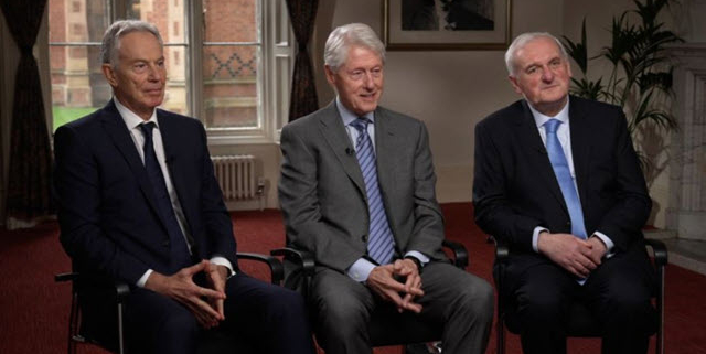 CNN: Tony Blair, Bill Clinton and Bertie Ahern reunite 25 years after bringing peace to Northern Ireland – 17 April 2023