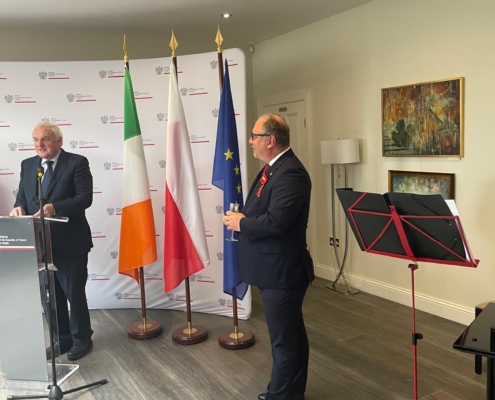 Bertie Ahern at The National Day of the Republic of Poland and the anniversary of the adoption of the first Polish constitution