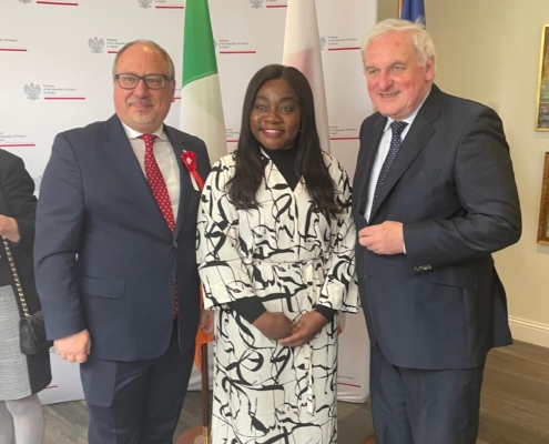 Bertie Ahern at The National Day of the Republic of Poland and the anniversary of the adoption of the first Polish constitution in 1791