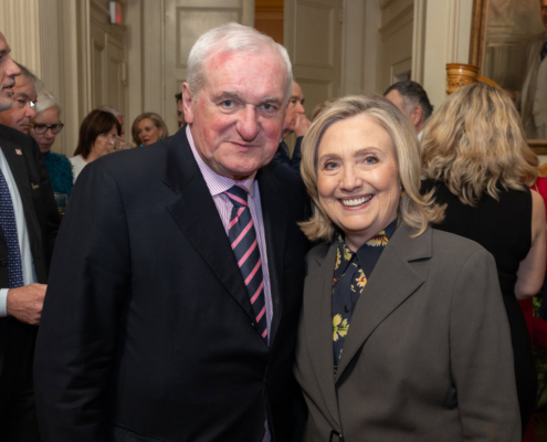 Fireside chat with Bertie Ahern and Hillary Clinton at Institute of Global Politics Columbia University and Queens University Conference (3)