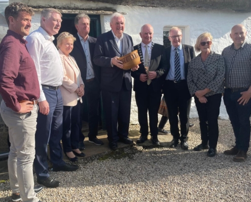 Bertie Ahern at the Opening of Sean Mac Diarmada 2024 Summer School and at the homestead of Sean Mac Diarmada in County Leitrim (3)