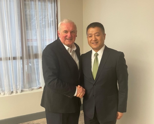 Bertie Ahern meeting with Mr Lu Kang Minister of International Department of the CPC Central IDCPC