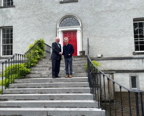 Bertie Ahern with Kevin Finnerty Castlecoote House Castlecoote, Co. Roscommon