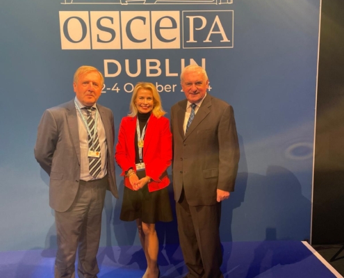 Bertie Ahern at the 22nd Autumn Meeting of OSCE Parliamentary Assembly of the Organisation for Security and Cooperation in Europe, Dublin